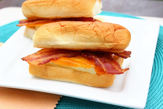 Freezable Bacon Egg and Cheese Sandwiches