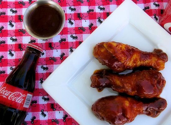 Baked Drumsticks with Coca Cola Barbecue Sauce