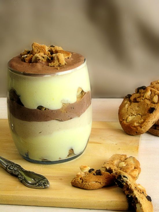 Mini Peanut Butter and Chocolate Trifles 