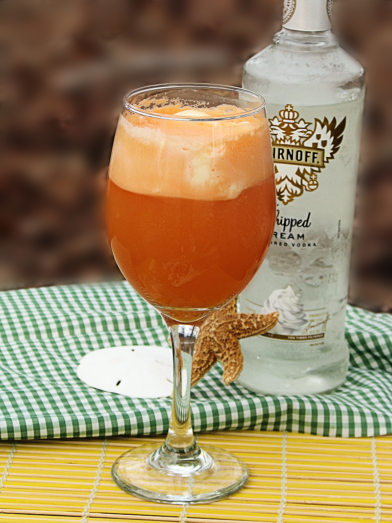 Vanilla Whipped Creamsicle Cocktail 