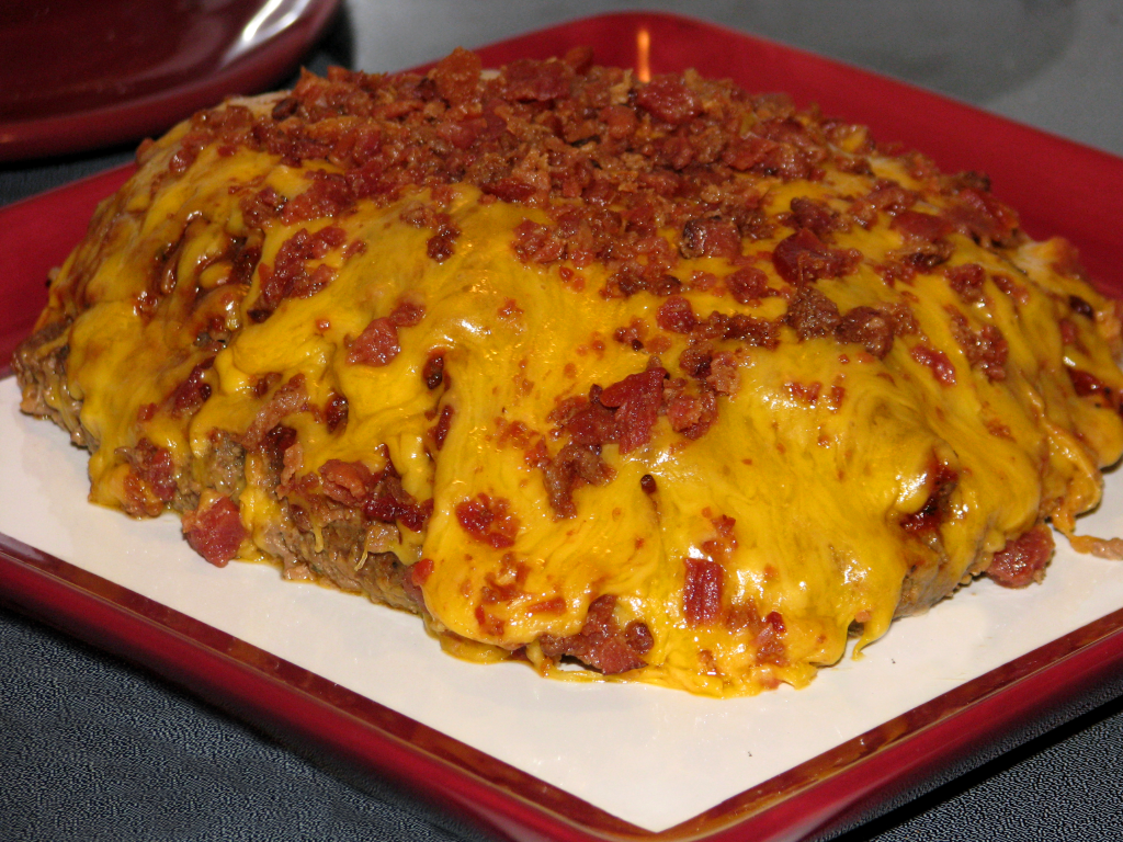 BBQ Bacon Stuffed Meatloaf