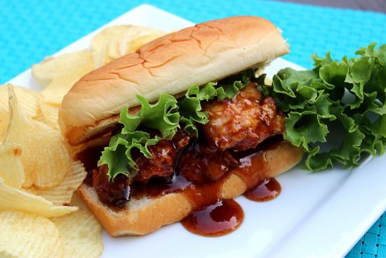 Honey BBQ Chicken Sandwiches