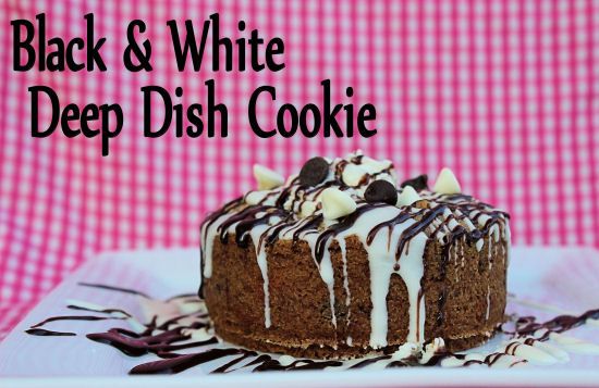 Black & White Deep Dish Cookies