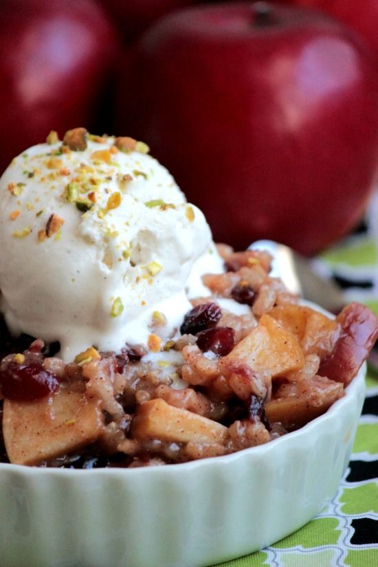 Big Bear's Wife Apple Cinnamon Dessert Risotto RubyFrost