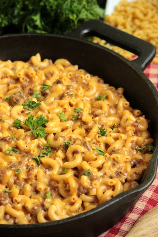 Big Bear's Wife Cheeseburger Macaroni Skillet Homemade Hamburger Helper