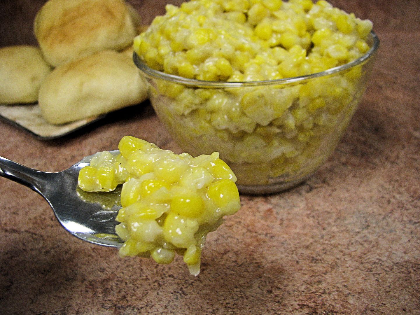 Homemade Skillet Creamed Corn
