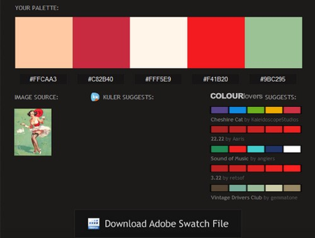 paleta de colores
