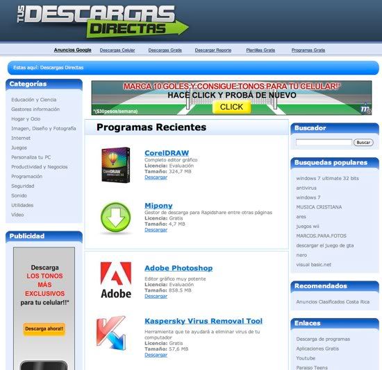 descargas directas
