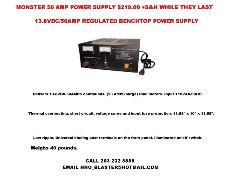 50 amp supply